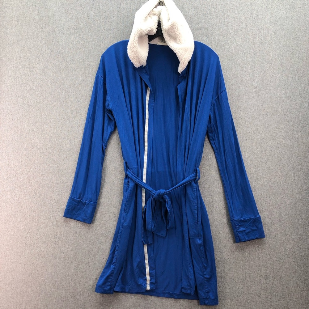 Pure Fiber Sherpa Hooded Robe Size S